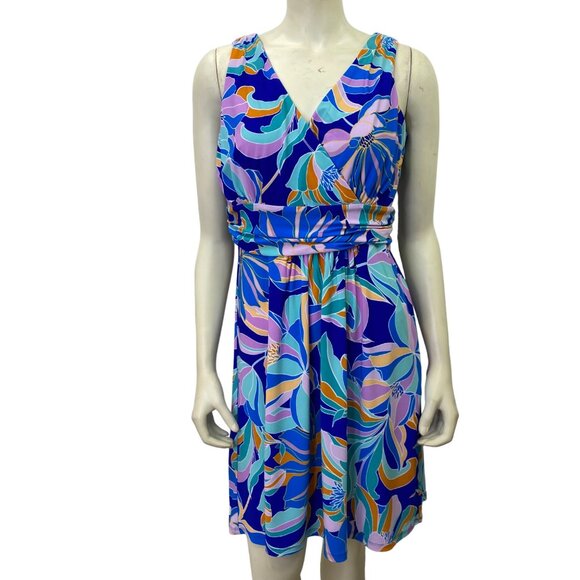 CAPPAGALLO‎ $99  SURPLICE NECKLINE DRESS  Sm NWT - Picture 2 of 7